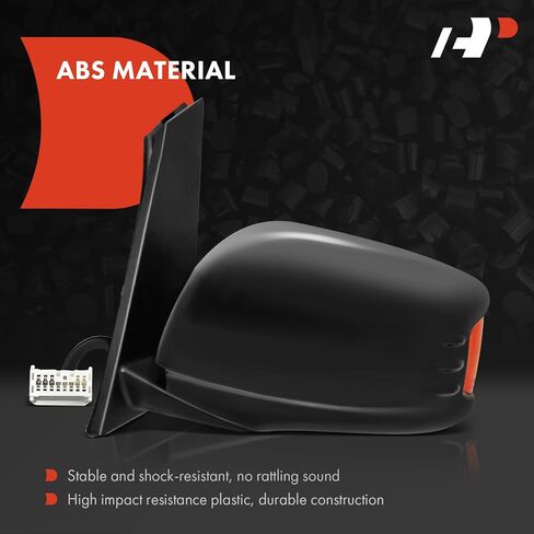 A-Premium Driver Side Power Door Mirror - Compatible with Honda Odyssey 2011 2012 2013 - Heated Manual Folding Black Outside Rear View Mirror w/Turn Signal - Replace# 76250TK8A31ZA in Saudi Arabia