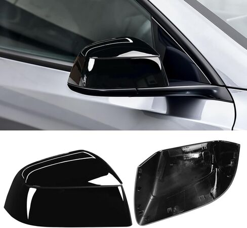 Jaronx Compatible with Tesla Model Y Mirror Cover Replacement Juniper 2025 2026, Right Passenger Side Clip-on Rear View Mirror Cover Cap for Model Y Juniper Accessories 1963539-D0-B (Pearl White) in Saudi Arabia
