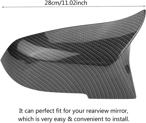 1Pair Door Rearview Mirror Cover, Side Mirror Cap for 228i F32 435i F21 116i 118i 120i 125i 130i 218i 220i 228i F30 F31 320i 328i 330i 335i F32 F33 F36 420i 428i 435i X1 in Saudi Arabia