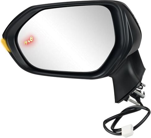 Passenger side rear View Mirror Assembly compatible with Toyota Corolla 2020-2025 left side Door Mirror replace 8794012G00 TO1320394 6 pins Power adjustable Heated Manual folding Heated in Kuwait