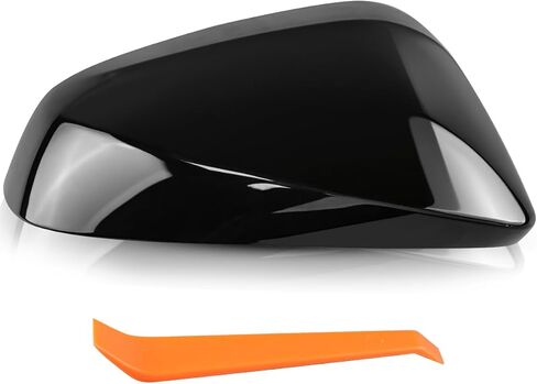 Driver Left Side Mirror Cap Cover Fit for Lexus RX350 RX450H NX300H 2015-2022 Replace 87915-0E060, Black Rear View Mirror Cover in Saudi Arabia