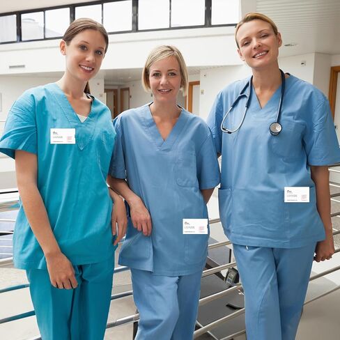 10 Pcs Pin Style Name Badge Holders Clear Name Tags Holder with Pin Clear Plastic Tag Holder Horizontal Badge Holders with Inserts Badges Sleeve for Meeting Seminar Show Event in Kuwait