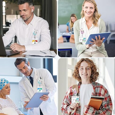 قطعتان من حامل شارة الفراشة القابل للسحب مع مشبك تمساح دوار، بكرة حامل شارة تعريف الممرضة للعاملين في المكتب والطلاب والممرضات in Kuwait