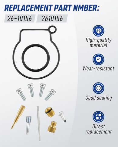 Carburetor Carb Rebuild Kit Fit for Yamaha YFZ50 2017 2018 2019 2020 2021 2022 2023 2024 Replace 26-10156 2610156 in Saudi Arabia