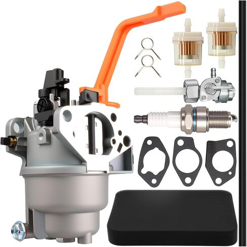 GP5500 Carburetor for 0J58620157 Generac GP5500, GP7500E, GP6500, GP6500E, GP5000, RS5500, Huayi, Ruixing - Fits 13HP-16HP, 188F, 190F, 5KW-6.5KW Generator in Kuwait