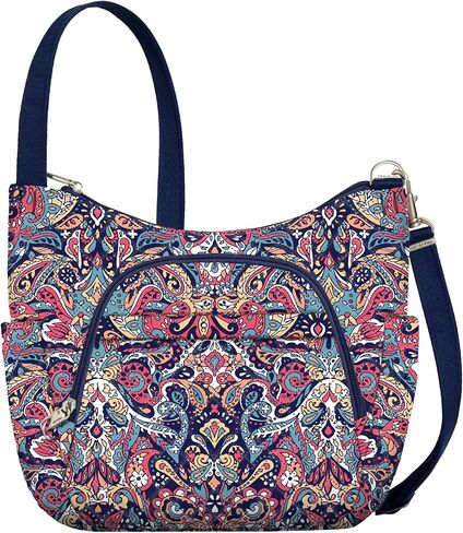 Travelon Anti-theft Classic Crossbody Bucket Bag | Anti-theft in Kuwait