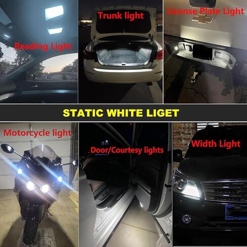 194 W5W 168 RGB T10 مصباح LED مع أضواء جو للتحكم عن بعد للسيارة الداخلية / الخريطة / القبة / الباب / لوحة الترخيص أضواء مجاملة، حزمة من 4 in Kuwait