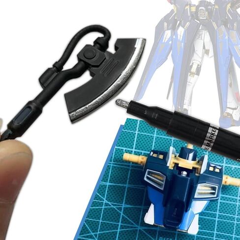 أقلام تحديد كروم سائلة فضية، أقلام كروم مرآة لامعة دائمة، أقلام طلاء عاكسة للبلاستيك، المعدن، طلاء النماذج، مجموعة اللمس والإصلاح (الحجم: 3 قطع) in Kuwait