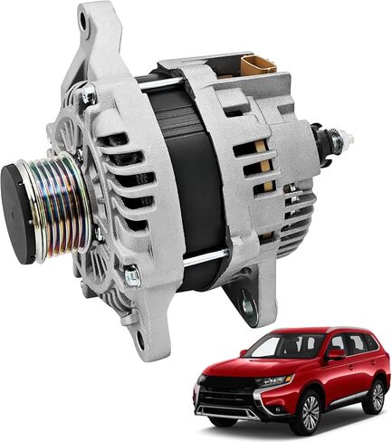 1800A288 130A Alternator Compatible With Mitsubishi Outlander 2.0L 2.4L 2011-2019 Lancer 2.0L 2.4L 2011-2017 for RVR 2.0L 2011-2017 Replace A002TX0881A A2TX0881A in Kuwait