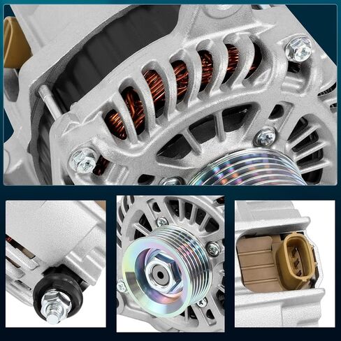 23700-AA701 المولد متوافق مع 2011 2012 2013 سوبارو فورستر H4 2.5L، 12V 110A 6-Groove بكرة في اتجاه عقارب الساعة استبدال لـ 11579N، 11579، 11083، AL4313X، A002TL0091A in Kuwait