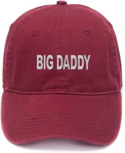 Big Daddy Embroidered Mens Baseball Cap Cotton Washed Baseball Hat in Saudi Arabia