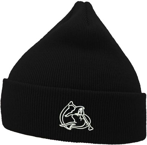 Beanies Hats Men Women Grim Reaper Embroidered Unisex Daily Beanie Knit Hats for Winter in Saudi Arabia