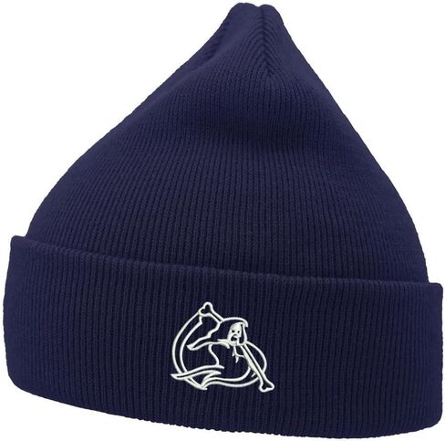 Beanies Hats Men Women Grim Reaper Embroidered Unisex Daily Beanie Knit Hats for Winter in Saudi Arabia