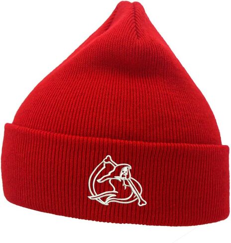 Beanies Hats Men Women Grim Reaper Embroidered Unisex Daily Beanie Knit Hats for Winter in Saudi Arabia