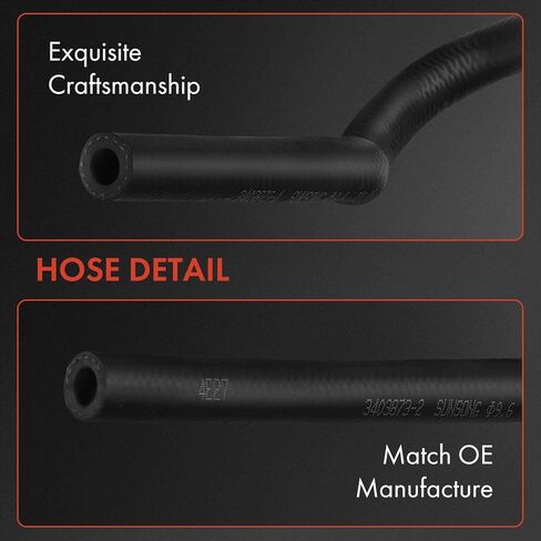 A-Premium Power Steering Return Hose Line Assembly Compatible with Honda Accord 1998 1999 2000 2001 2002, L4 2.3L, Manual Transmission, From Tube (At Gear) To Intermediate Pipe in Saudi Arabia