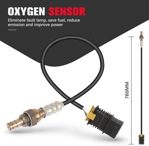 O2 Oxygen Sensor Downstream Replacement Compatible for BMW X3 X5 X6 135i 335i 535i 640i 740i, 335i 535i GT xDrive, ActiveHybrid 3/5/7, L6 3.0L, Replace 234-4479 11787589475 in Saudi Arabia
