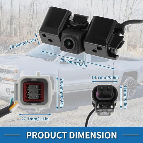 Rear View Camera for Chevrolet for GMC Silverado Sierra 1500 2500 3500 16-19 Park Assist Backup Reverse Camera Replace No.84062896/23363727/84032513 in Saudi Arabia