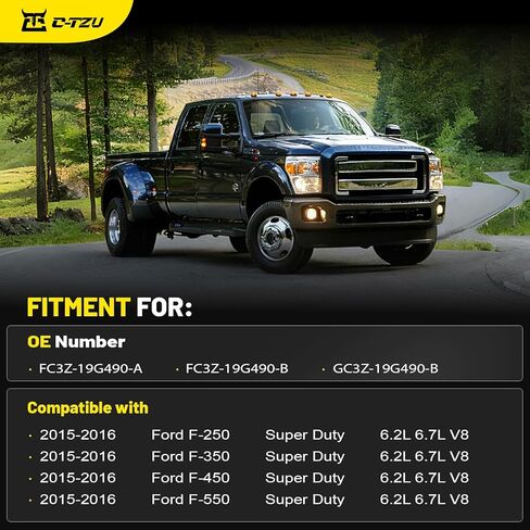 كاميرا احتياطية للرؤية الخلفية لسيارة Ford F250 F350 F450 F550 Super Duty 2015-2016 - مقاومة للماء، تحل محل FC3Z-19G490-A، FC3Z-19G490-B، GC3Z-19G490-B - متوافقة مع 6.2L و6.7L V8 in Saudi Arabia