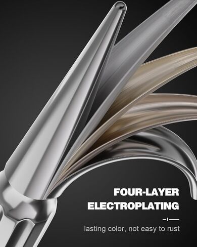 GAsupply 20pcs 1/2-20 Spike Lug Nuts Chrome, 1/2 x 20 Locking Spiked Lug Nut Spline 4.4" 112mm Tall, Closed End Bulge Acorn 60 Degree Cone/Conical Seat in Kuwait