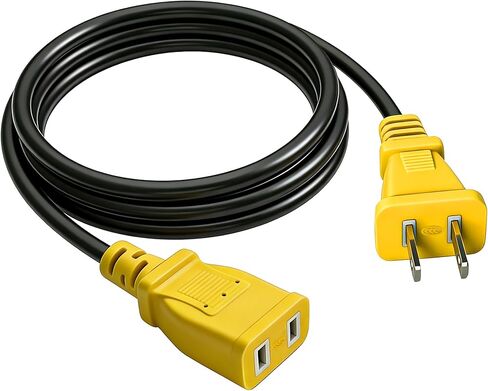 AWINLI AC Power Charging Cable Charger Cable DeWalt DXAEJ14 1400 Peak Ampere car Battery Charger Jumper Starter, Jumper Starter Power Cord, Portable Power Cord Adapter Compatible(6.5FT) in Kuwait