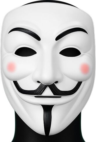 أقنعة أزياء مستوحاة من قناع الهاكر المجهول عالي الجودة وV for Vendetta in Kuwait