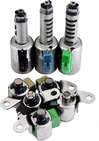 8pcs Transmission Solenoids Set Compatible For Volvo XC90 S60 S80 V50 AW55-50SN AW55-51SN AF33-5 AW235 RE5F22A in Kuwait