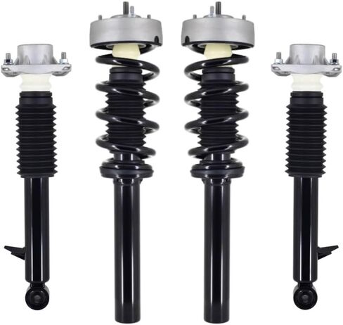 مجموعة الصدمات الأمامية الكاملة السريعة من PM Auto Set مجموعة الصدمات الكاملة الربيعية الخلفية لسيارة BMW X6 RWD 2015-2019 in Saudi Arabia