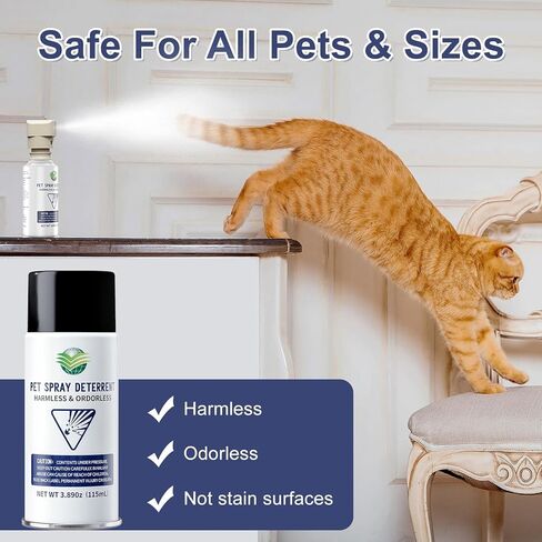 Cat Spray System for Pet-Safe CAT SSS Spray Pet Deterrent 1 Pack - 3.89oz/Pack Spray Deterrent Device Refill - Safe Dog & Cat Spray Deterrent System 13 in Kuwait
