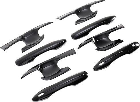 Exterior Door Handle Bowl Covers Compatible with Toyota Camry LE SE XLE XSE 2018-2026 ABS Glossy Black in Saudi Arabia