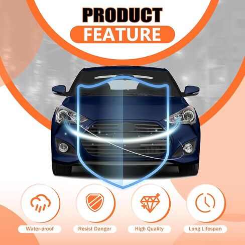 JX RACING Front Bumper Grille Fog Lamp Assembly Compatible with Hyundai Veloster Turbo 2013-2016 Radiator Support Cover Fog Lamp W/Bracket for 863532V500 865612V500 HY2593153 in Kuwait