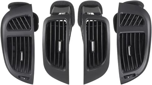 شبكة هواء السيارة 97480-1X050 منفذ فوهة تكييف هواء السيارة مناسب لسيارة Kia Forte Cerato 2008-2013 المركز الأوسط/الجانب الأمامي الأيسر الأيمن (مجموعة من 4 قطع) in Kuwait