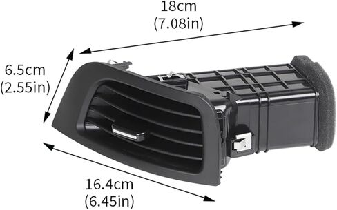 شبكة هواء السيارة 97480-1X050 منفذ فوهة تكييف هواء السيارة مناسب لسيارة Kia Forte Cerato 2008-2013 المركز الأوسط/الجانب الأمامي الأيسر الأيمن (مجموعة من 4 قطع) in Kuwait