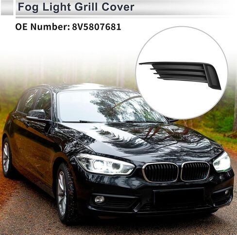 No.8V5807681 for Audi A3 S3 2013-2017 Black Front Left Front Lower Bumper Fog Light Cover Inserts ABS 1 Pc in Saudi Arabia