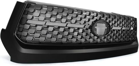 Front Bumper Grille & Hood Bulge Molding Matte Black Fit for Tundra 2014-2021 in Kuwait