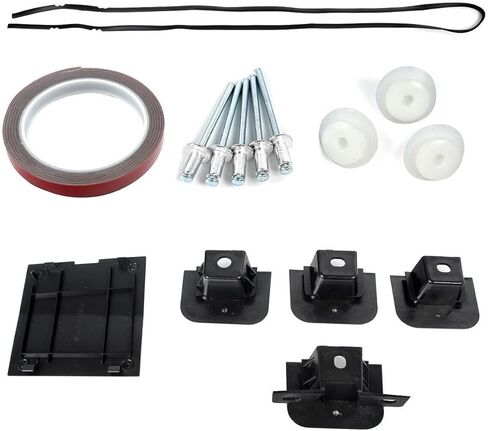 Front Bumper Grille & Hood Bulge Molding Matte Black Fit for Tundra 2014-2021 in Kuwait