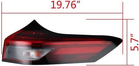 Right Outer Taillight Assembly Brake Turn Signal Tail Lamp Compatible for 2021-2024 Nissan Rogue SV S SL Platinum Sport Utility - 11922390, 265506RR0A, 265506RR0C, 265506RR0D, NI2805122, 31519AERAS in Saudi Arabia