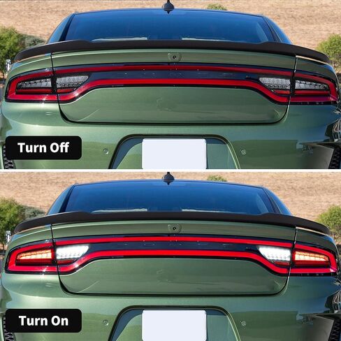 VLAND LED Tail Lights For Dodge Charger 2011-2014 7th Gen Pre Facelift, With Sequential Red Turn Signal & Startup Animation, Driver & Passenger Side in Saudi Arabia