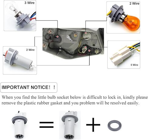 92450-3Q000 92450 3Q000 Tail Light Assembly with Wiring Harness and 8 Halogen Bulbs, Compatible with Select 2011-2014 Sedan Models, Rear Exterior Replacement Part in Saudi Arabia