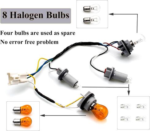 92450-3Q000 92450 3Q000 Tail Light Assembly with Wiring Harness and 8 Halogen Bulbs, Compatible with Select 2011-2014 Sedan Models, Rear Exterior Replacement Part in Saudi Arabia
