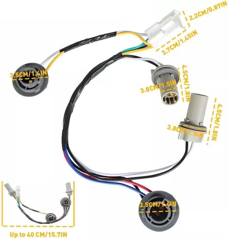 92450-3Q000 92450 3Q000 Tail Light Assembly with Wiring Harness and 8 Halogen Bulbs, Compatible with Select 2011-2014 Sedan Models, Rear Exterior Replacement Part in Saudi Arabia