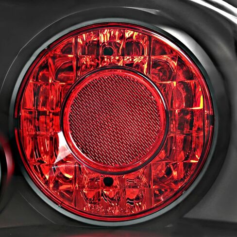 SPEC-D TUNING Black Housing Clear Lens Tail Lights Compatible with 2005-2010 Dodge Charger, Left + Right Pair Assembly in Saudi Arabia