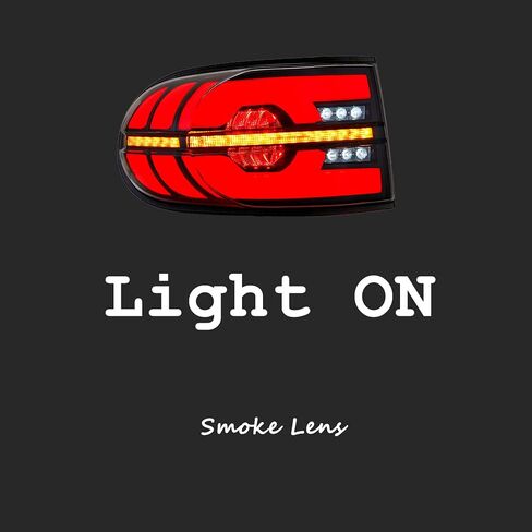 أضواء خلفية LED لتويوتا FJ كروزر 2007-2014 بدء الرسوم المتحركة DRL مؤشر متسلسل لمبة خلفية الجمعية (الدخان) in Kuwait