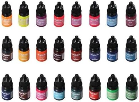 24 Color Liquid Oil-Based dye Highly Concentrate Natural Candle Color Candle Wax Vivid Candle Color for DIY Candle Making in Saudi Arabia