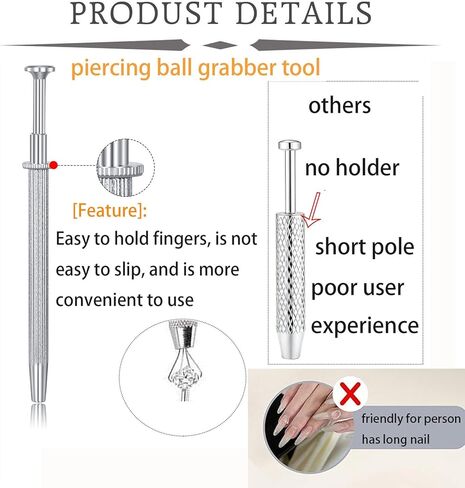 QWALIT 20g 7mm 8mm Horseshoe Nose Ring for Women Surgical Steel Double Stud Gem Horse Shoe Nose Piercing Half U Shape Nostril Hoop Tragus Daith Helix Earring Silver Cartilage Piercing Jewelry 20 gauge in Kuwait