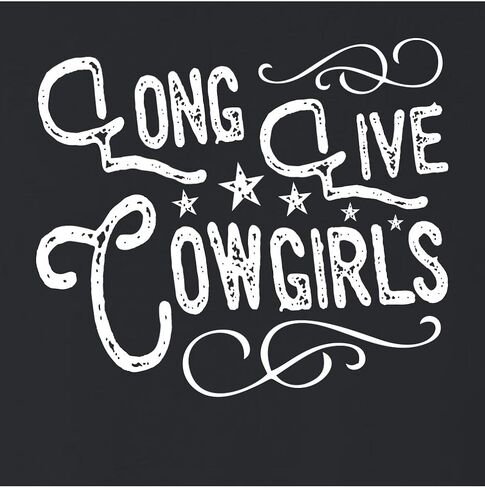 كنزة قصيرة بغطاء للرأس من Go All Out Long Live Cowgirls Country Western Girl فكرة هدية للنساء in Kuwait