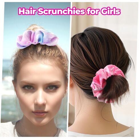 WSYUB Spa Headband and Wristband Set with Hair Scrunchies, Face Wash Headbands, Makeup Skincare Headband Wrist Bands for Washing Face,Easter Basket Stuffers in Kuwait