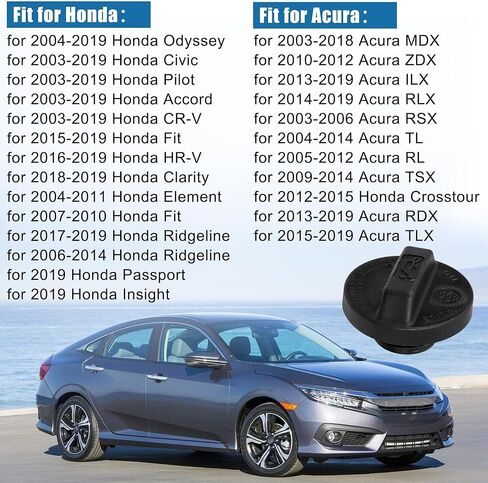 15610-RAA-A01 غطاء حشو زيت محرك السيارة لهوندا سيفيك CR-V Elements Accord Ridgeline & Acura MDX RL TL RSX، 5W-20 استبدال 15610-P5G-000 in Saudi Arabia