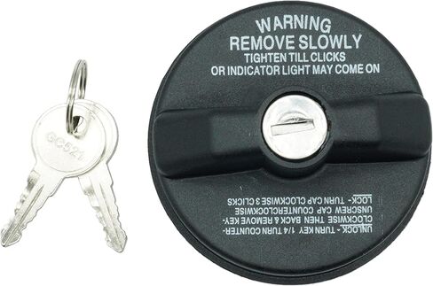 Locking Gas Cap W/2 Keys, Lock Fuel Cap Compatible With Chevy Express Silcerado GMC Savana Sierra Honda Accord Nissan Altima Rogue Toyota 4Runner Sienna Tacoma Tundra, Replace 10504 77300-47020 31780 in Kuwait