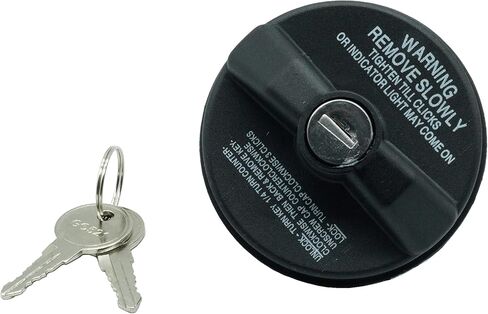 Locking Gas Cap W/2 Keys, Lock Fuel Cap Compatible With Chevy Express Silcerado GMC Savana Sierra Honda Accord Nissan Altima Rogue Toyota 4Runner Sienna Tacoma Tundra, Replace 10504 77300-47020 31780 in Kuwait