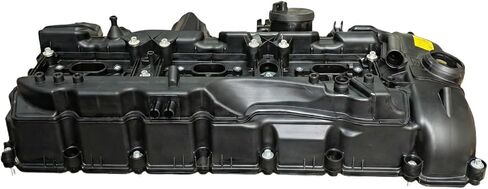 N55 Engine Valve Cover Kit with Gasket, Bolts & Oil Cap — Compatible with BMW 135i 335i 535i 640i 740i X3 X5 X6 1 3 5 6 7 Series (2011-2018) — Replaces OEM # 11127570292 in Saudi Arabia
